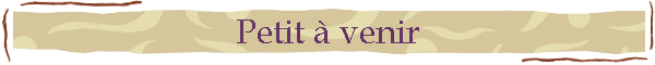 Petit à venir