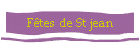 Fêtes de St jean